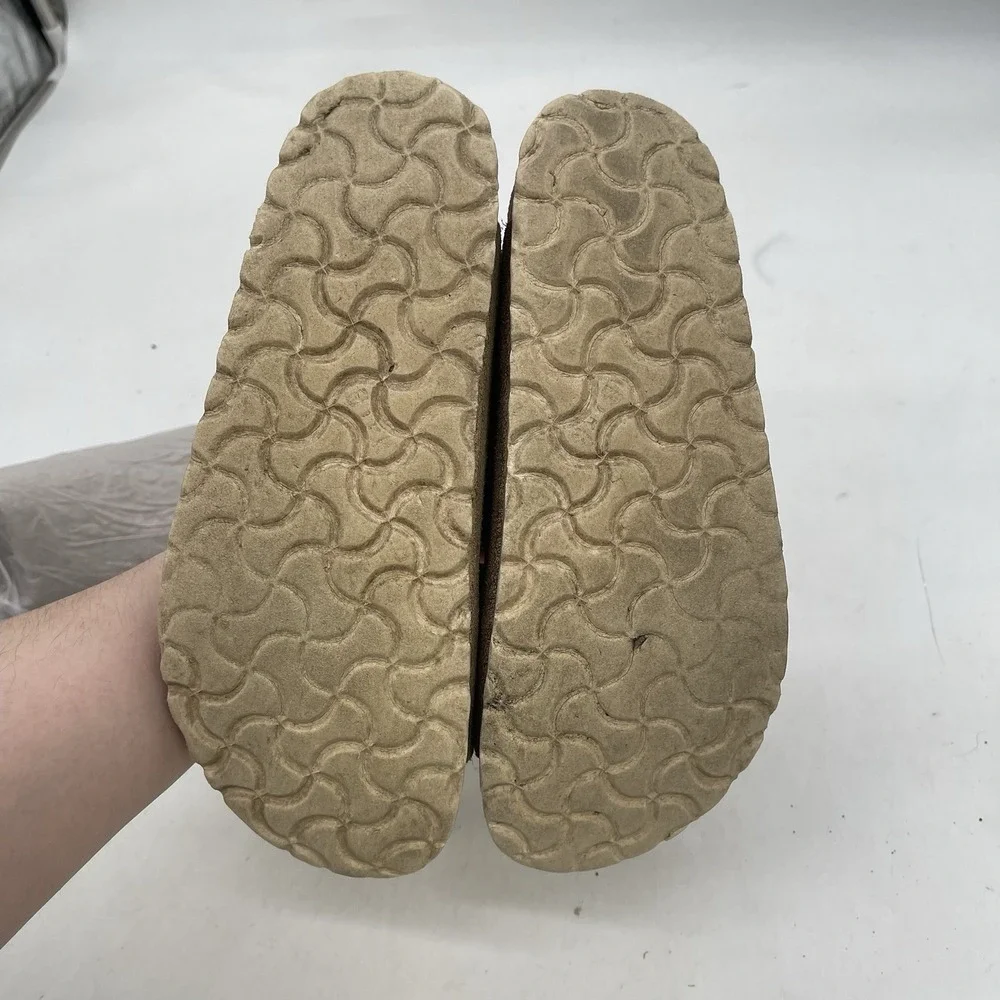 Birkenstock Birkis Shoes Womens 5 36 5/5.5 Beige Sparle Slip On Sandals